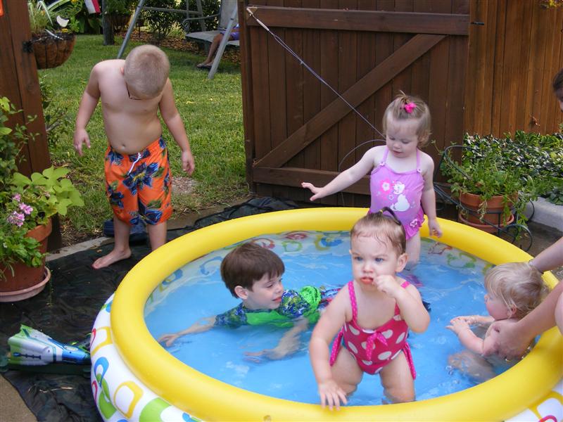 DaveOsBDayParty (82).JPG - The gang's all here... and apparently in the pool!  Can we get a maximum occupancy check please?